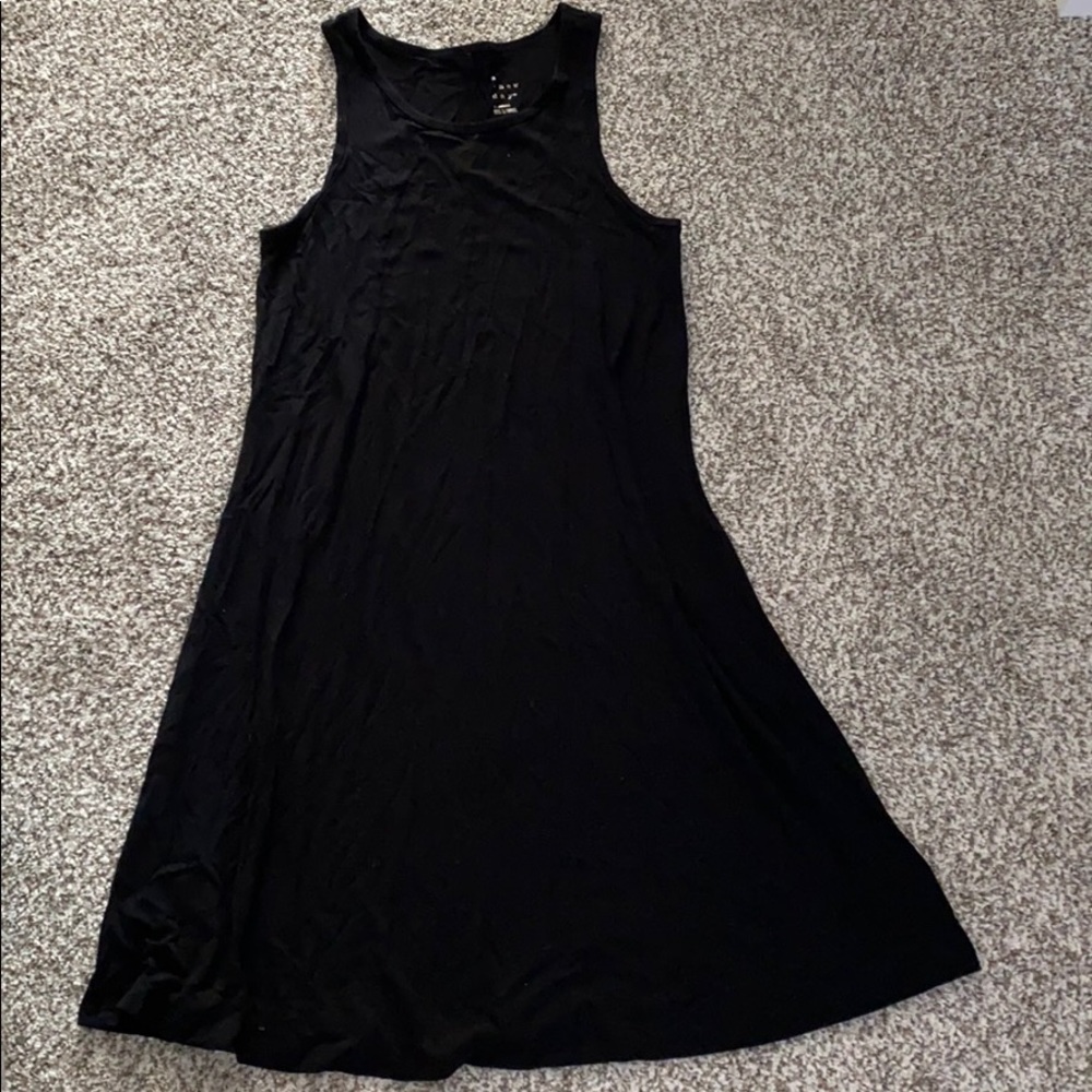 A New Day A line black dress, XS